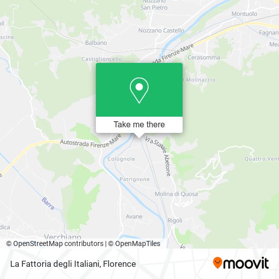 La Fattoria degli Italiani map