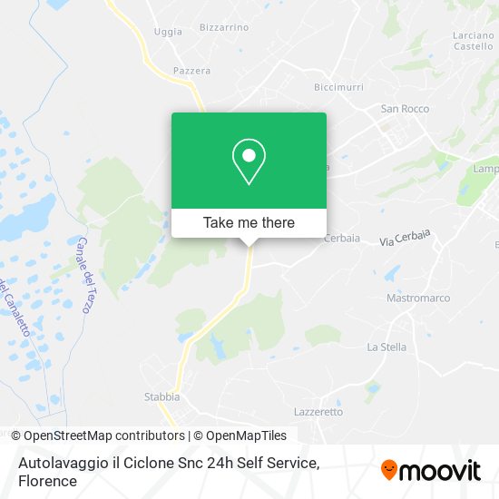 Autolavaggio il Ciclone Snc 24h Self Service map