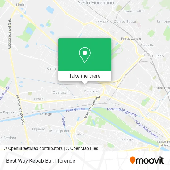 Best Way Kebab Bar map