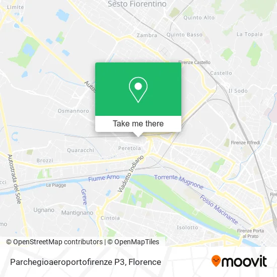 Parchegioaeroportofirenze P3 map