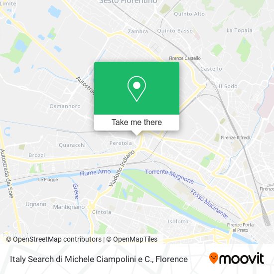 Italy Search di Michele Ciampolini e C. map