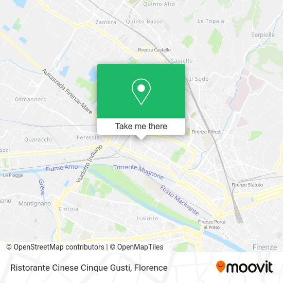 Five Flavors Chinese Restaurant map