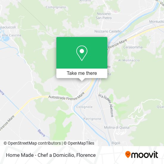 Home Made - Chef a Domicilio map