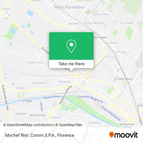 Mychef Rist. Comm.S.P.A. map