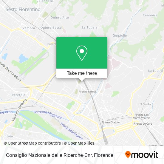 Consiglio Nazionale delle Ricerche-Cnr map