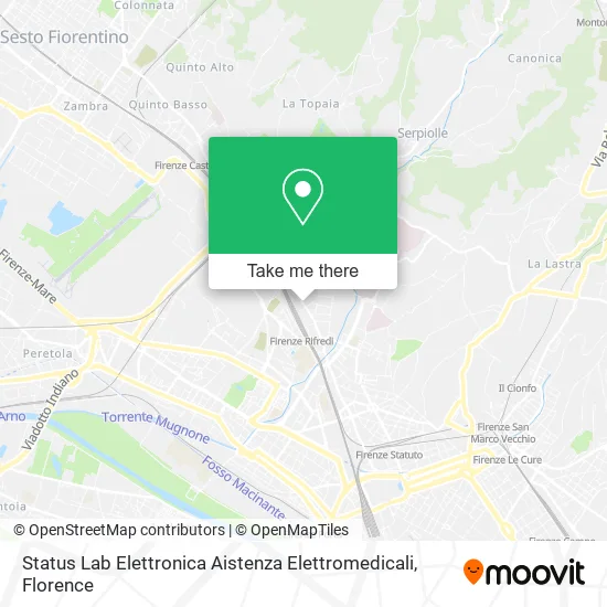Status Lab Elettronica Aistenza Elettromedicali map