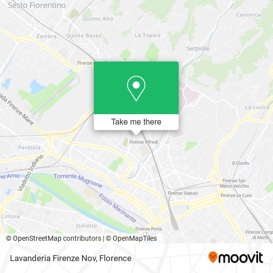 Lavanderia Firenze Nov map