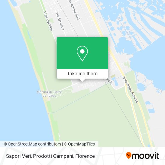 Sapori Veri, Prodotti Campani map