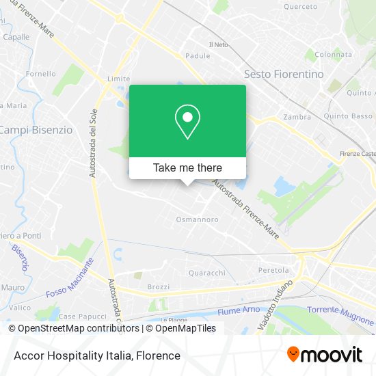 Accor Hospitality Italia map