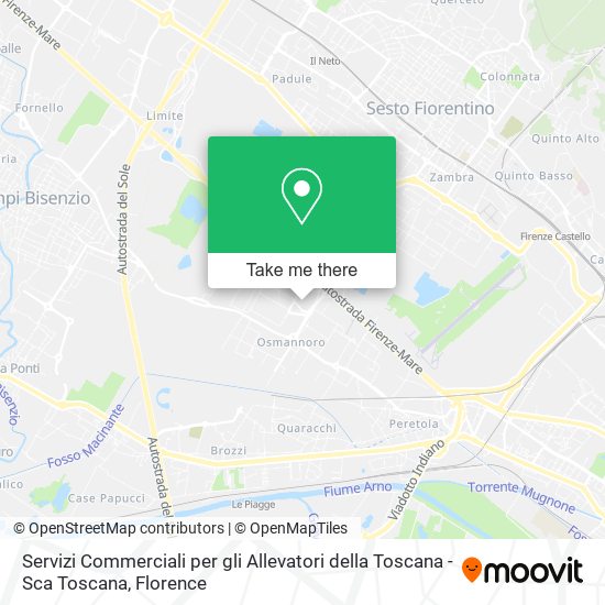 Servizi Commerciali per gli Allevatori della Toscana - Sca Toscana map