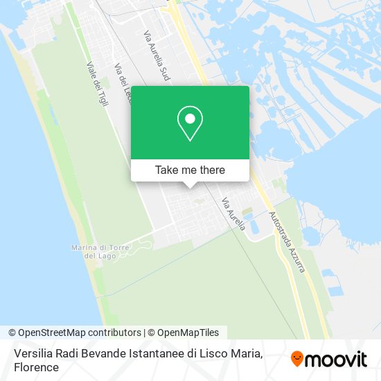 Versilia Radi Bevande Istantanee di Lisco Maria map