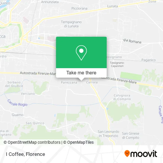 I Coffee map