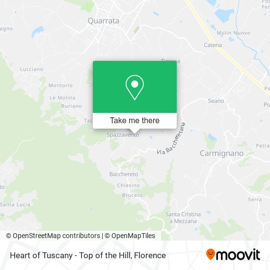 Heart of Tuscany - Top of the Hill map