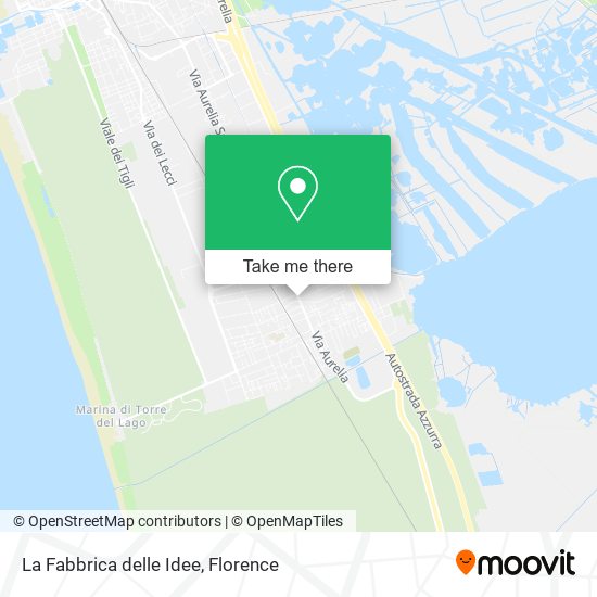 La Fabbrica delle Idee map