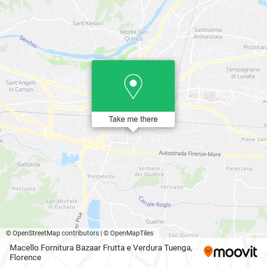Macello Fornitura Bazaar Frutta e Verdura Tuenga map