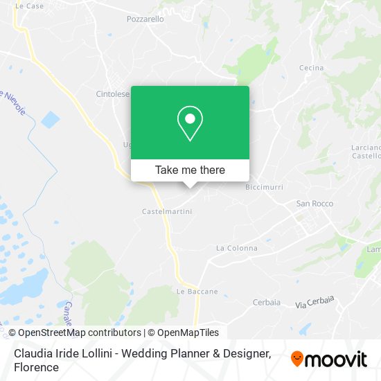 Claudia Iride Lollini - Wedding Planner & Designer map
