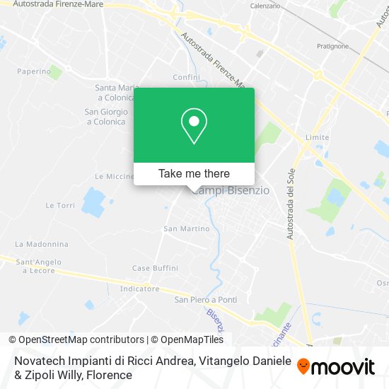 Novatech Impianti di Ricci Andrea, Vitangelo Daniele & Zipoli Willy map