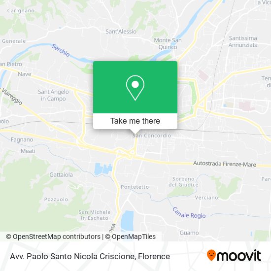 Avv. Paolo Santo Nicola Criscione map