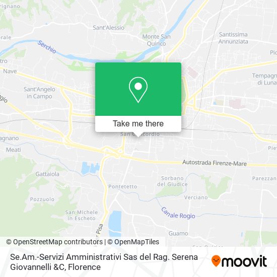 Se.Am.-Servizi Amministrativi Sas del Rag. Serena Giovannelli &C map