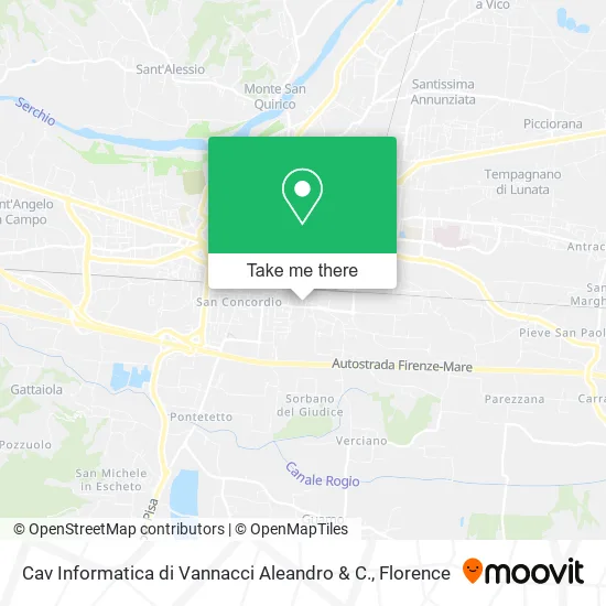 Cav Informatica di Vannacci Aleandro & C. map