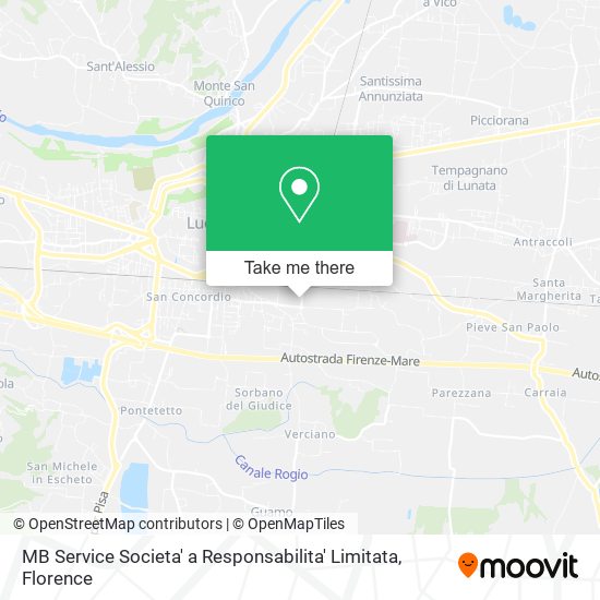 MB Service Societa' a Responsabilita' Limitata map