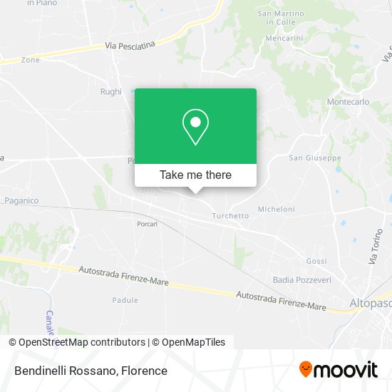 Bendinelli Rossano map