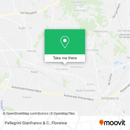 Pellegrini Gianfranco & C. map