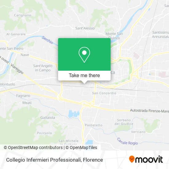 Collegio Infermieri Professionali map