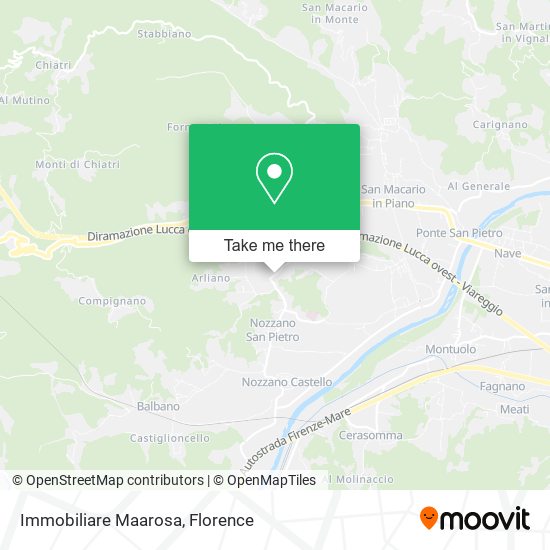 Immobiliare Maarosa map