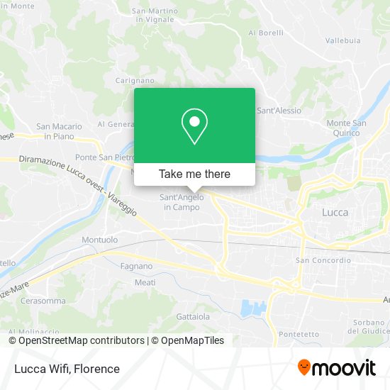 Lucca Wifi map