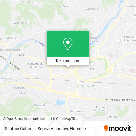 Santoni Gabriella Servizi Aicurativi map