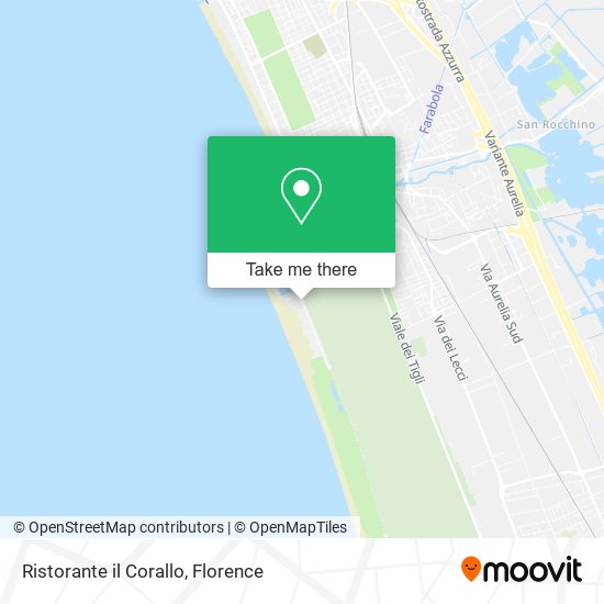 Ristorante il Corallo map
