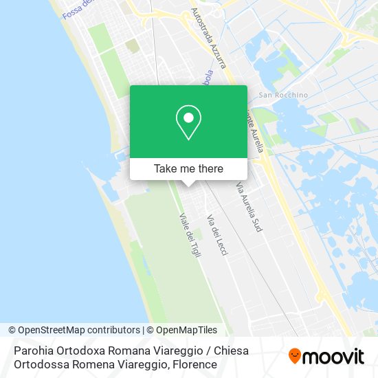 Parohia Ortodoxa Romana Viareggio / Chiesa Ortodossa Romena Viareggio map