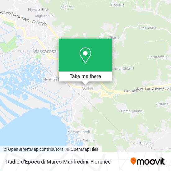 Radio d'Epoca di Marco Manfredini map