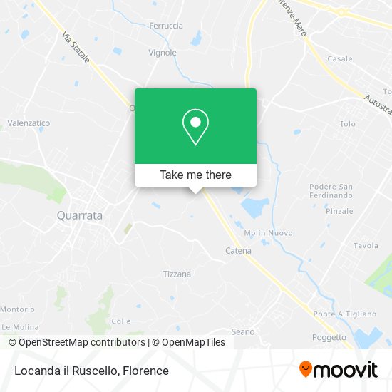 Locanda il Ruscello map