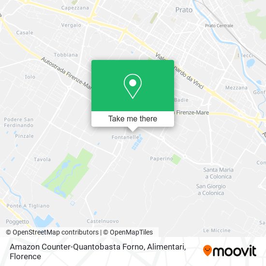 Amazon Counter-Quantobasta Forno, Alimentari map