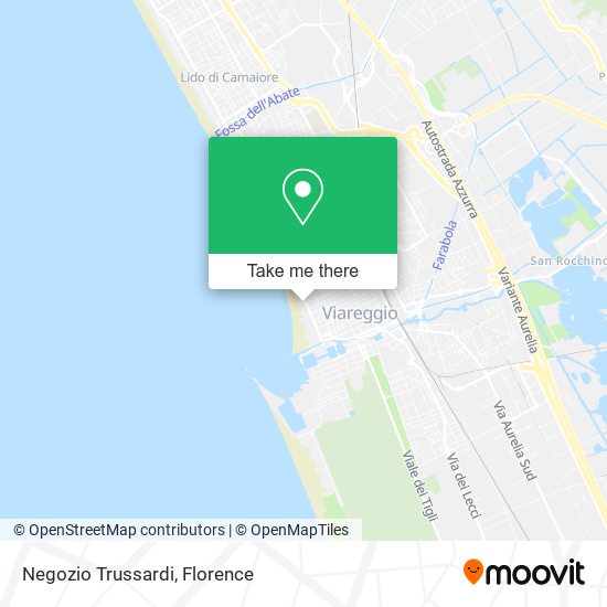 Negozio Trussardi map