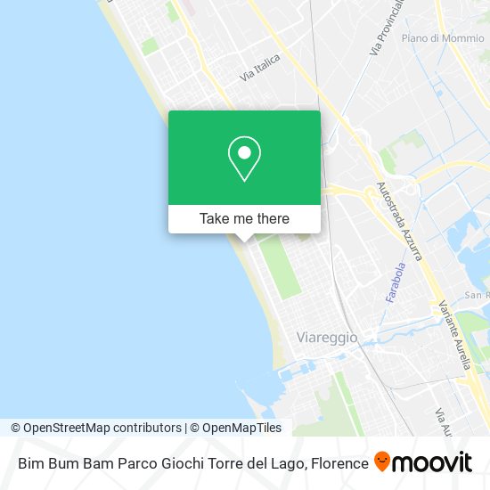 Bim Bum Bam Parco Giochi Torre del Lago map