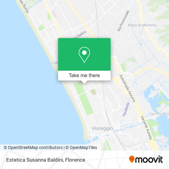 Estetica Susanna Baldini map
