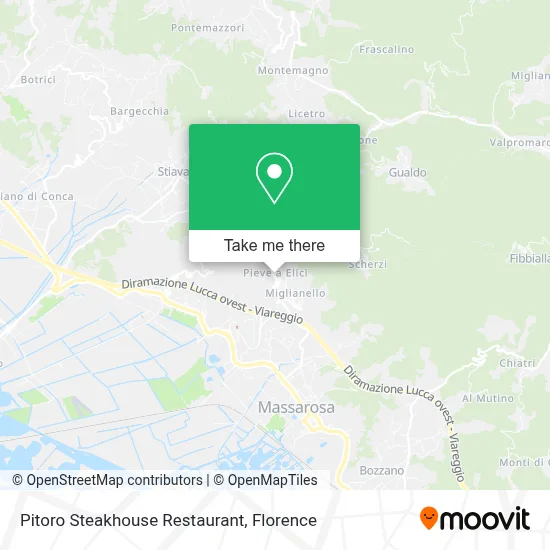 Pitoro Steakhouse Restaurant map