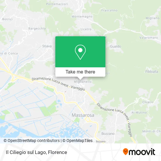 Il Ciliegio sul Lago map