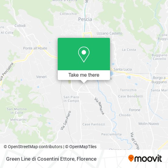 Green Line di Cosentini Ettore map