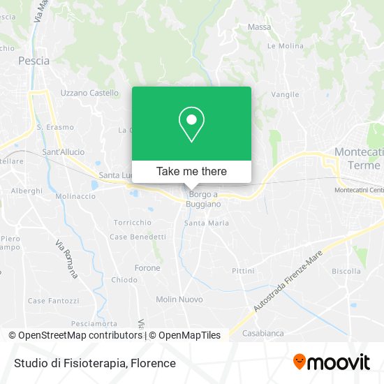 Studio di Fisioterapia map