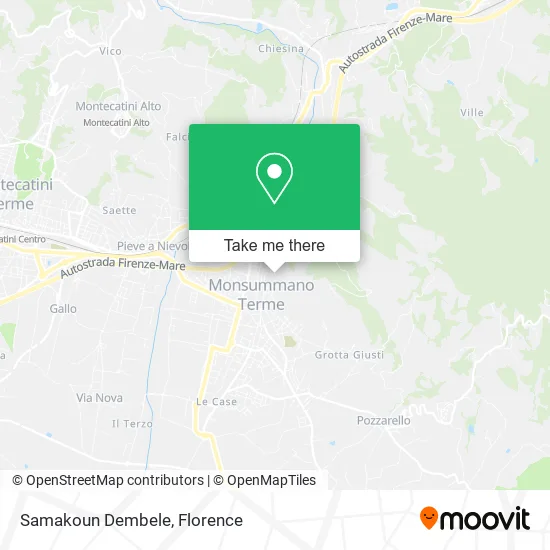 Samakoun Dembele map