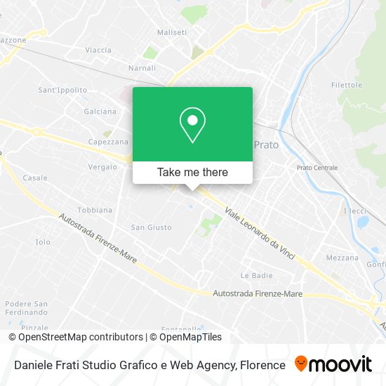 Daniele Frati Studio Grafico e Web Agency map
