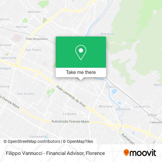 Filippo Vannucci - Financial Advisor map