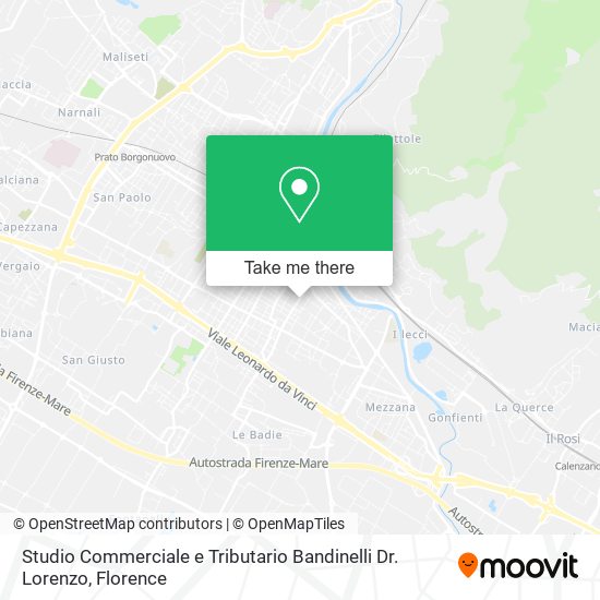Studio Commerciale e Tributario Bandinelli Dr. Lorenzo map