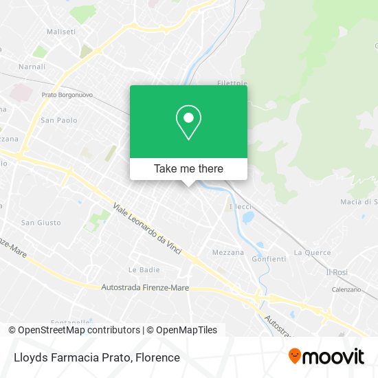 Lloyds Farmacia Prato map