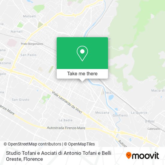Studio Tofani e Aociati di Antonio Tofani e Belli Oreste map
