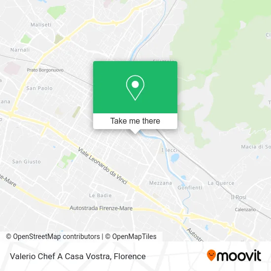Valerio Chef at Your Home map